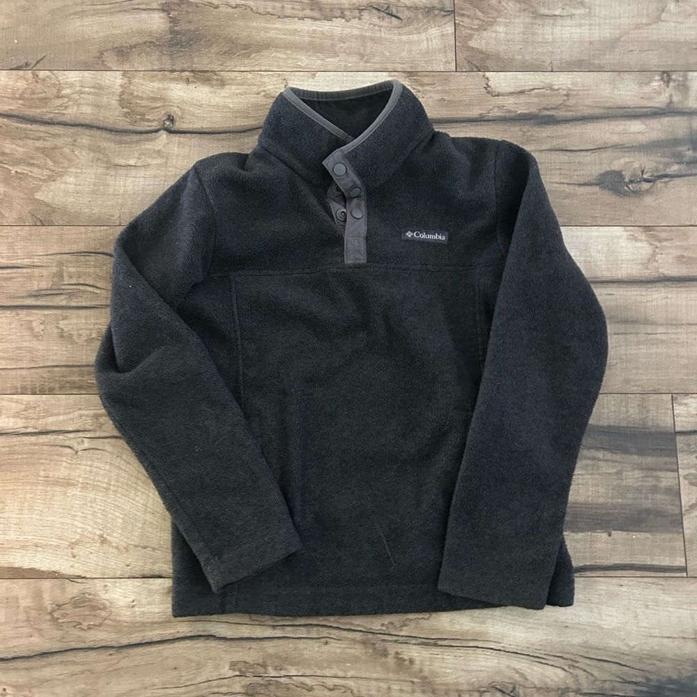Columbia Kids Charcoal Fleece Pullover